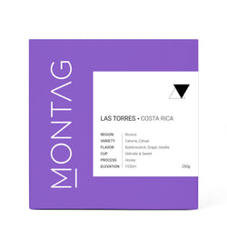 Las Torres Kosta Rika Filtre Kahve - Montag Coffee