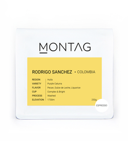 Rodrigo Sanchez Kolombia Espresso Kahve - Montag Coffee