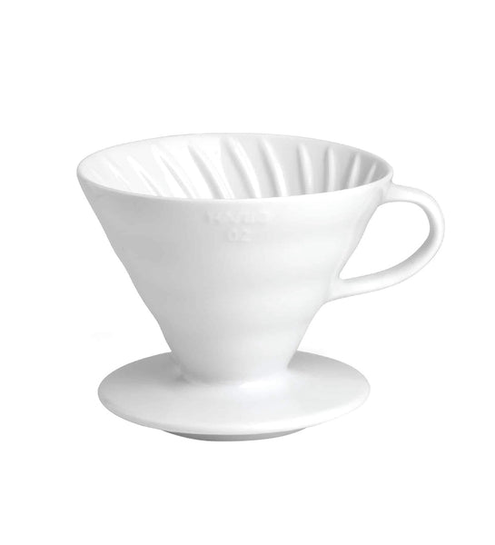 hario v60 dripper (beyaz seramik)