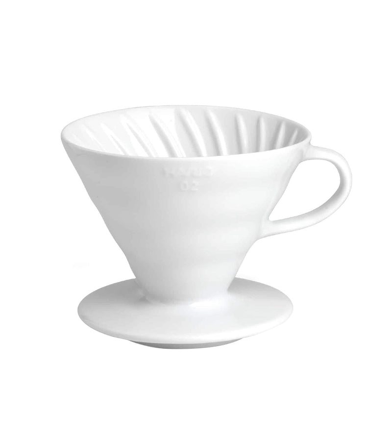 hario v60 dripper (beyaz seramik)